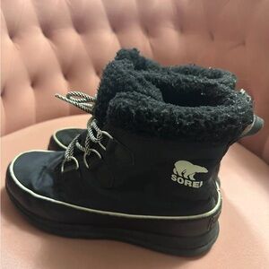 Sorel Women’s Explorer Carnival Waterproof Winter Boots- Black